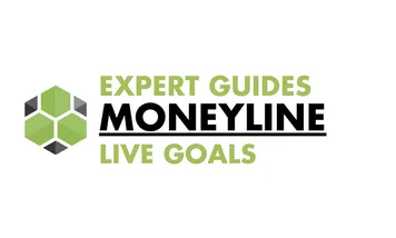 Graphic of expert guides and moneyline betting by Live Goals